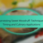 Harvesting Sweet Woodruff: Techniques, Timing and Culinary Applications