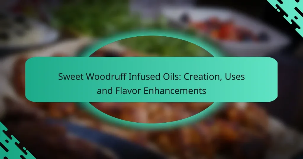 Sweet Woodruff Infused Oils: Creation, Uses and Flavor Enhancements