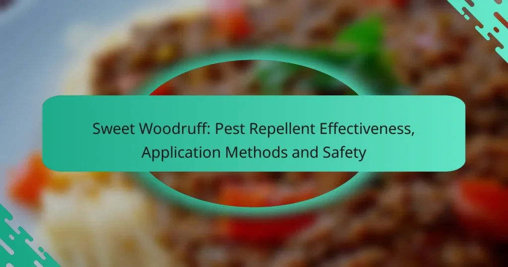 Sweet Woodruff: Pest Repellent Effectiveness, Application Methods and Safety