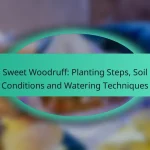 Sweet Woodruff: Planting Steps, Soil Conditions and Watering Techniques