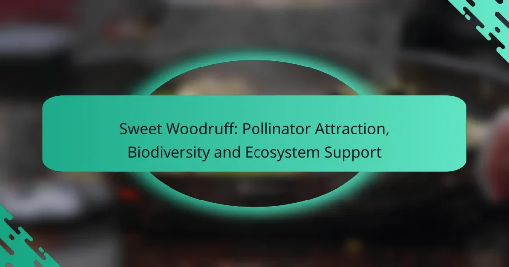 Sweet Woodruff: Pollinator Attraction, Biodiversity and Ecosystem Support