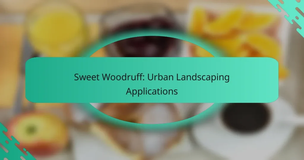 Sweet Woodruff: Urban Landscaping Applications