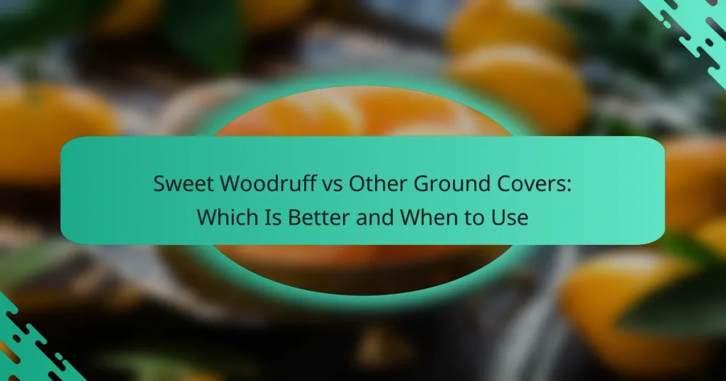 Sweet Woodruff vs Other Ground Covers: Which Is Better and When to Use