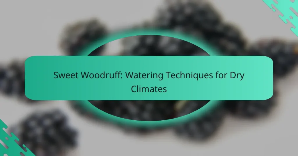 Sweet Woodruff: Watering Techniques for Dry Climates